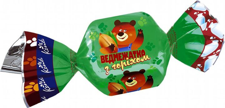 Цукерки Ведмежатко з горіхом Конті 1кг